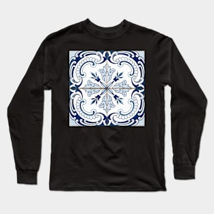 Traditional Portuguese glazed tiles Long Sleeve T-Shirt